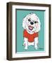 Maltese-Tomoyo Pitcher-Framed Giclee Print