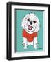 Maltese-Tomoyo Pitcher-Framed Giclee Print