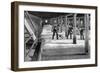 Malting Floor in an American Brewery, 1885-null-Framed Giclee Print