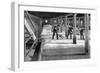 Malting Floor in an American Brewery, 1885-null-Framed Giclee Print