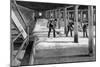 Malting Floor in an American Brewery, 1885-null-Mounted Giclee Print