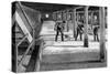 Malting Floor in an American Brewery, 1885-null-Stretched Canvas