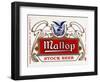 Maltop Stock Beer-null-Framed Art Print