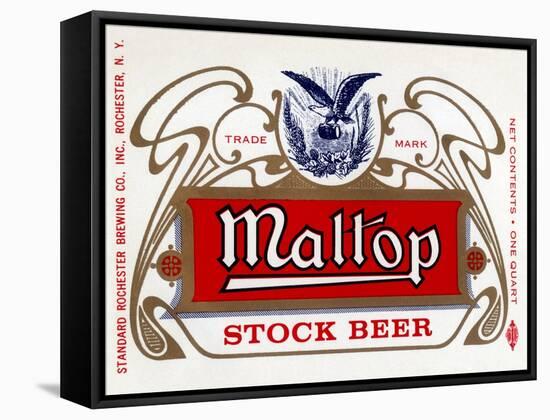 Maltop Stock Beer-null-Framed Stretched Canvas