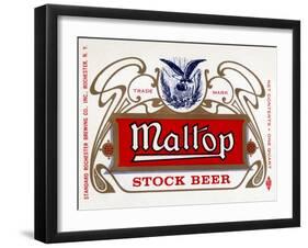 Maltop Stock Beer-null-Framed Art Print