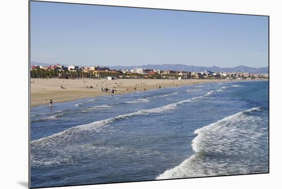 Malvarrosa Beach, Valencia, Spain, Europe-Michael Snell-Mounted Photographic Print