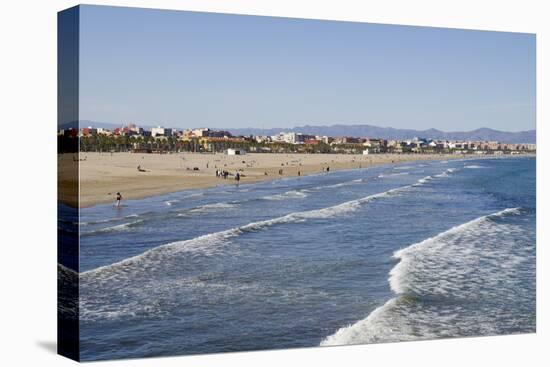 Malvarrosa Beach, Valencia, Spain, Europe-Michael Snell-Stretched Canvas