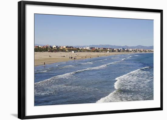 Malvarrosa Beach, Valencia, Spain, Europe-Michael Snell-Framed Photographic Print