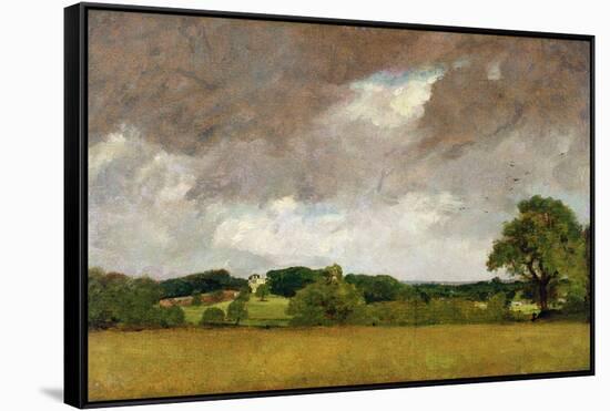 Malvern Hall from the South-West, 1809-John Constable-Framed Stretched Canvas