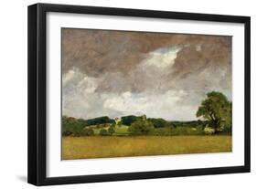Malvern Hall from the South-West, 1809-John Constable-Framed Premium Giclee Print