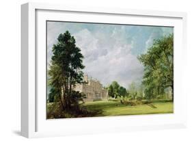 Malvern Hall, Warwickshire, 1821-John Constable-Framed Giclee Print