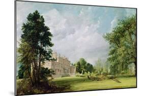 Malvern Hall, Warwickshire, 1821-John Constable-Mounted Giclee Print