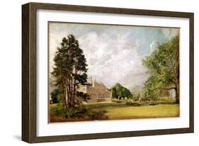 Malvern Hall, Warwickshire, c.1820-21-John Constable-Framed Giclee Print