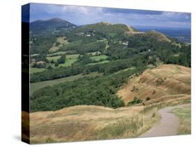 Malvern Hills, from British Camp, Hereford & Worcester, England, United Kingdom-Roy Rainford-Stretched Canvas