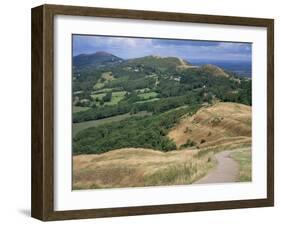 Malvern Hills, from British Camp, Hereford & Worcester, England, United Kingdom-Roy Rainford-Framed Photographic Print