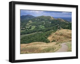 Malvern Hills, from British Camp, Hereford & Worcester, England, United Kingdom-Roy Rainford-Framed Photographic Print