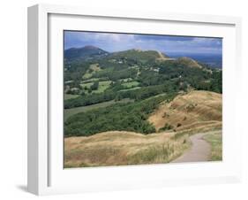 Malvern Hills, from British Camp, Hereford & Worcester, England, United Kingdom-Roy Rainford-Framed Photographic Print