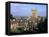 Malvern Priory and Abbey Hotel, Great Malvern, Worcestershire-Peter Thompson-Framed Stretched Canvas