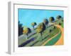 Malvern Spring, 2021 (acrylic on board)-Paul Powis-Framed Giclee Print