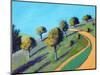 Malvern Spring, 2021 (acrylic on board)-Paul Powis-Mounted Giclee Print