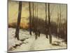 Malvern Woods (Oil)-David Bates-Mounted Giclee Print