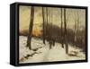 Malvern Woods (Oil)-David Bates-Framed Stretched Canvas