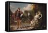 'Malvolio and the Countess', c1840, (c1915)-Daniel Maclise-Framed Stretched Canvas