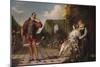 'Malvolio and the Countess', c1840, (c1915)-Daniel Maclise-Mounted Giclee Print