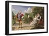 Malvolio and the Countess-Daniel Maclise-Framed Giclee Print