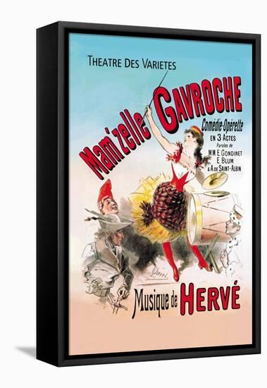 Mam'Zelle Gavroche Comedie-Operette-Jules Chéret-Framed Stretched Canvas