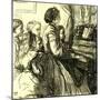 Mama at the Piano U.S.A. Teaching Little Songs to Little Ones Who are to Sing Them 1866 United Stat-null-Mounted Premium Giclee Print