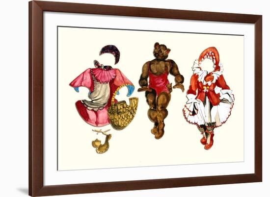Mama Bear Paper Doll-Zelda Fitzgerald-Framed Art Print