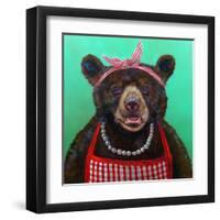 Mama Bear-Lucia Heffernan-Framed Art Print