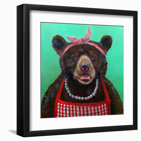 Mama Bear-Lucia Heffernan-Framed Art Print