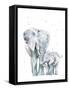 Mama Elephant-Katrina Pete-Framed Stretched Canvas