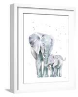 Mama Elephant-Katrina Pete-Framed Art Print