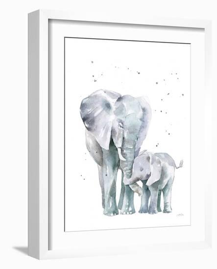 Mama Elephant-Katrina Pete-Framed Art Print