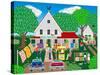 Mama's Quilt House-Mark Frost-Stretched Canvas