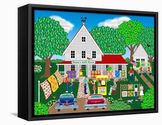 Mama's Quilt House-Mark Frost-Framed Stretched Canvas