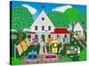 Mama's Quilt House-Mark Frost-Stretched Canvas