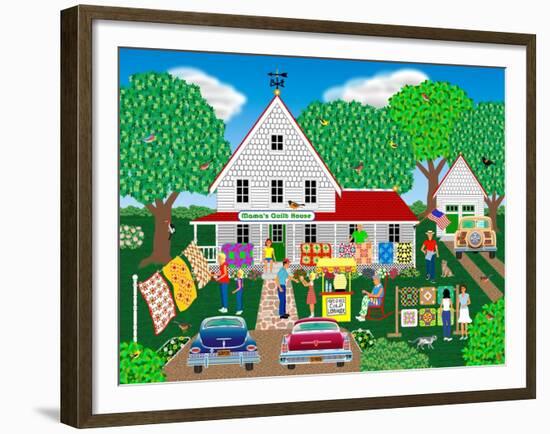 Mama's Quilt House-Mark Frost-Framed Giclee Print