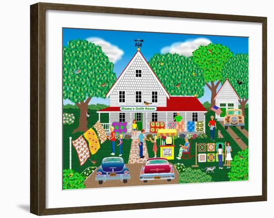 Mama's Quilt House-Mark Frost-Framed Giclee Print