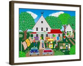 Mama's Quilt House-Mark Frost-Framed Giclee Print