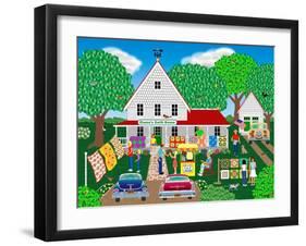 Mama's Quilt House-Mark Frost-Framed Giclee Print