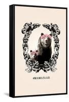 #MamaBear-null-Framed Stretched Canvas