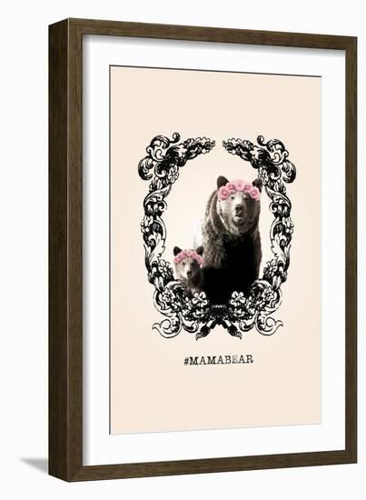 #MamaBear-null-Framed Art Print