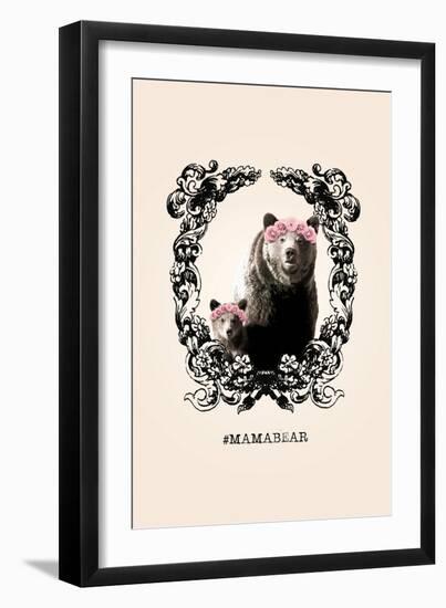 #MamaBear-null-Framed Art Print