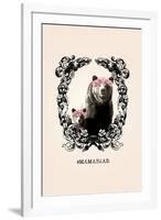 #MamaBear-null-Framed Art Print