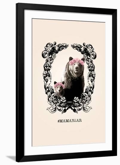 #MamaBear-null-Framed Art Print