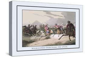 Mamalukes Exercising the Spear-J.h. Clark-Stretched Canvas
